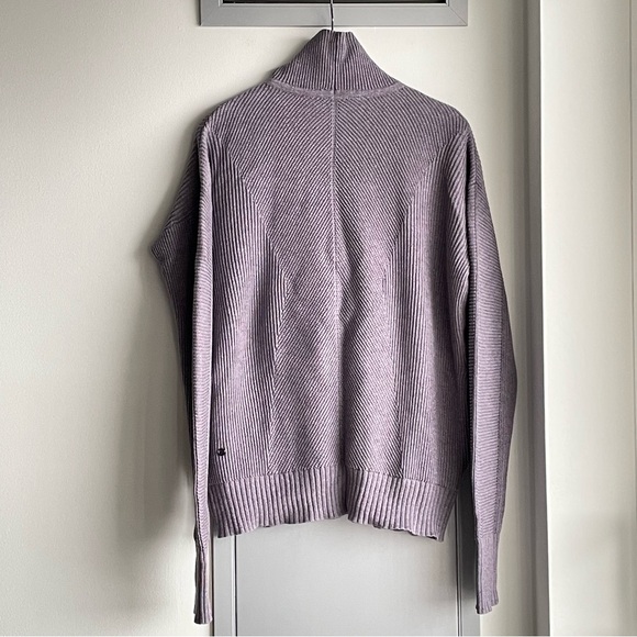 LULULEMON Cozy Calling Turtleneck Sweater - Heathered  Purple - Picture 9 of 12